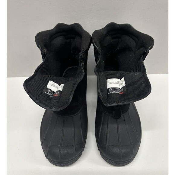 Totes Glacier-Zip men size 11 M black suede man made material upper - Picture 9 of 12